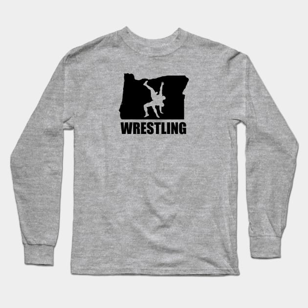 Oregon Wrestling Long Sleeve T-Shirt by Ruiz Combat Grappling